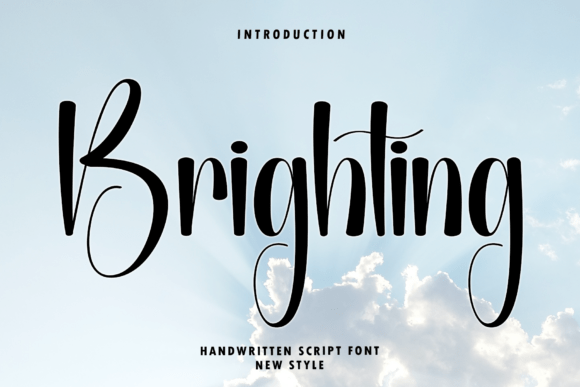 Brighting: Elevate Your Visual Design with Elegant Typography
