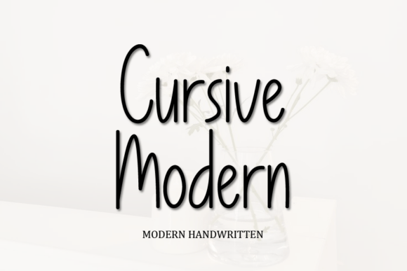 Cursive Modern: The Friendly Font for Approachable Design