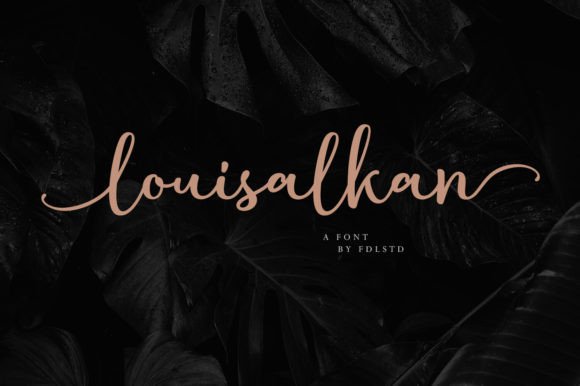 Louisalkan: Elevating Design with Elegant Handwritten Typography