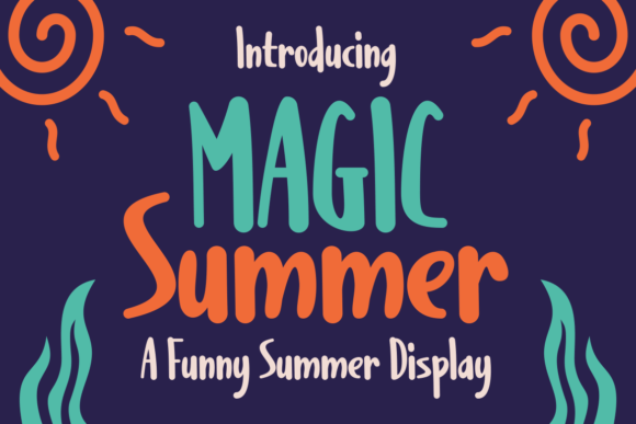 Magic Summer: A Whimsical Handwritten Font for Joyful Design