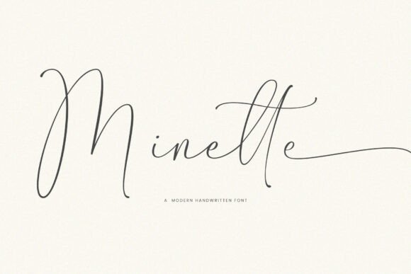 Minette: The Elegant Handwritten Font for Modern Design