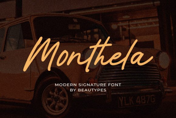 Monthela: Elevating Design with Elegant Handwritten Typography