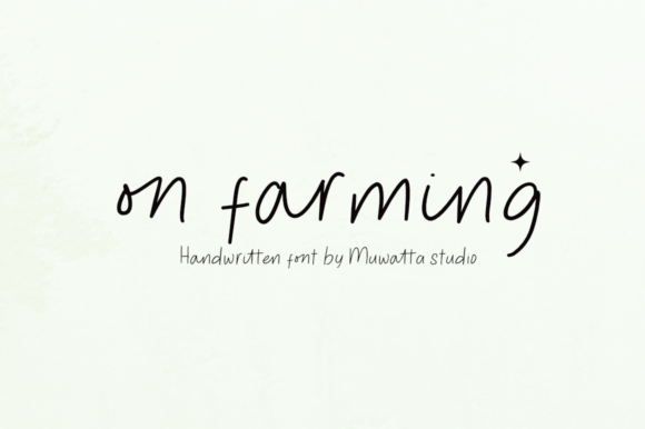 On Farming: The Organic Typeface for Authentic Design