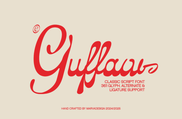 The Guffaw Font: Infusing Retro Charm into Modern Design
