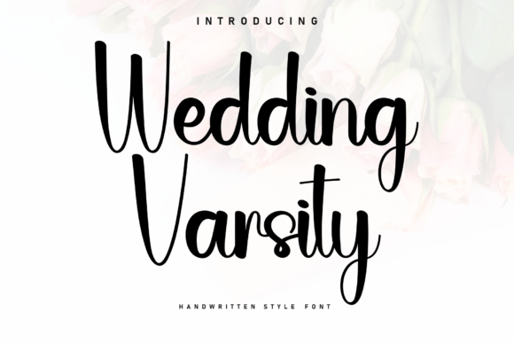 Wedding Varsity: A Handwritten Font with Cozy Charm
